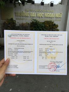 Làm Chứng Chỉ Tiếng Anh Chất Lượng Cao Tại Làm Bằng Nhanh