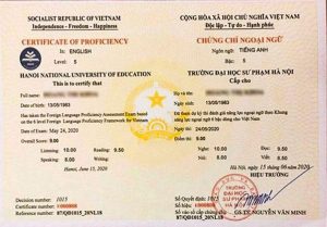 Làm Chứng Chỉ Tiếng Anh Chất Lượng Cao Tại Làm Bằng Nhanh