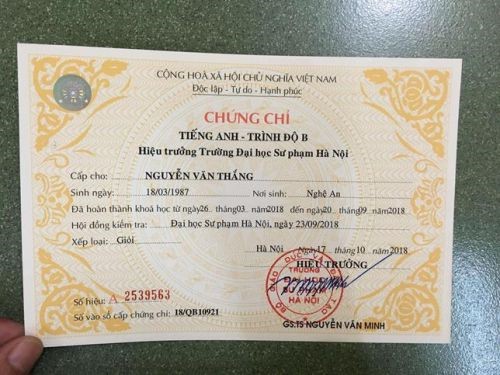 Chuyên Làm Bằng Anh Văn Có Hồ Sơ Gốc Giá Rẻ Và Uy Tín
