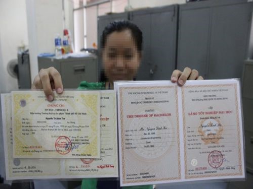 Làm Bằng Cấp 2 Chuẩn Phôi Gốc 100% Có Hồ Sơ Tại Trường