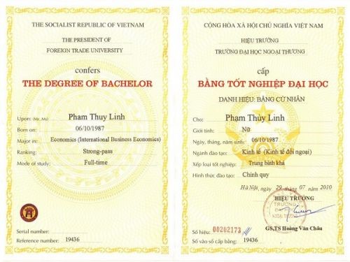 Làm Bằng Đại Học Chính Quy Bao Công Chứng Cả Nước