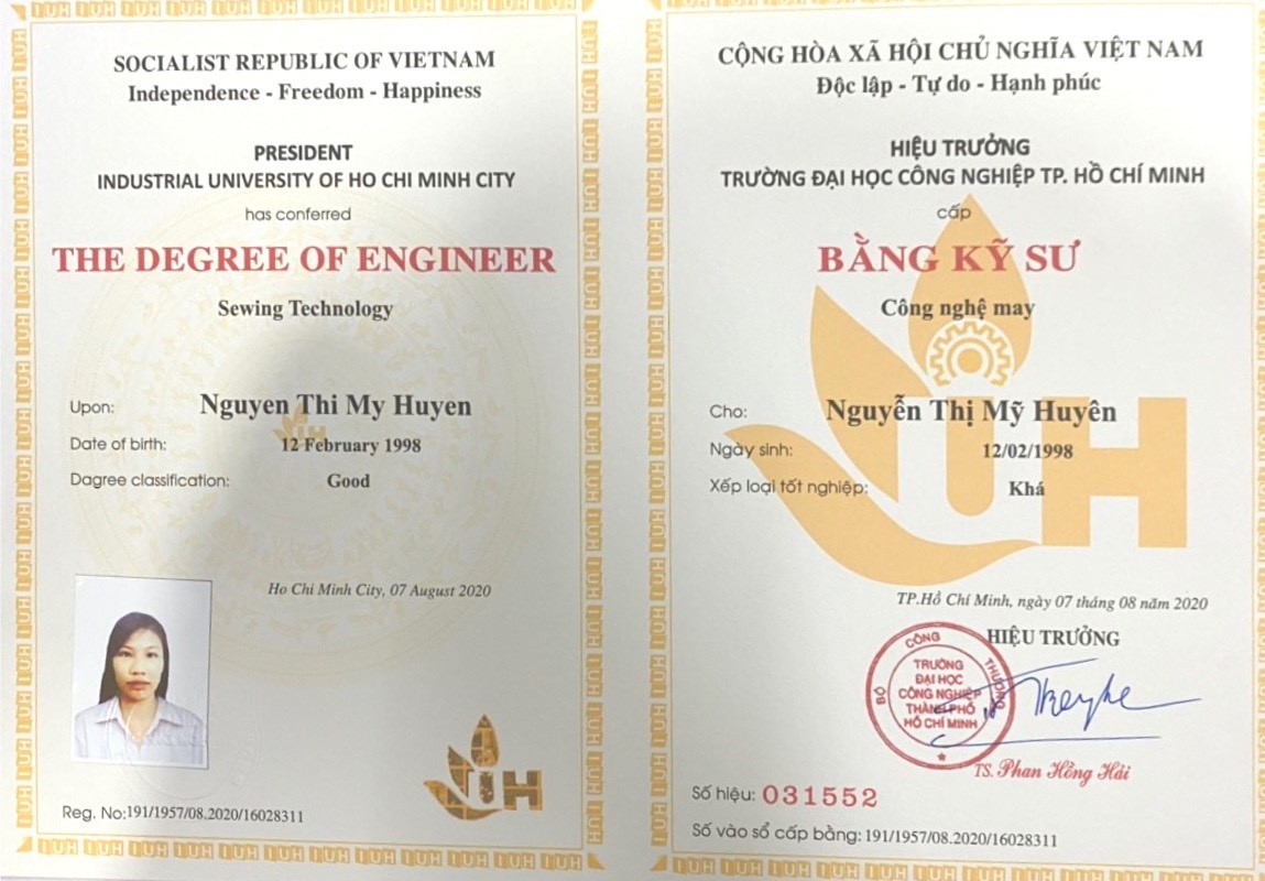 Làm Bằng Đại Học Công Nghiệp Bao Test Phôi Và Công Chứng