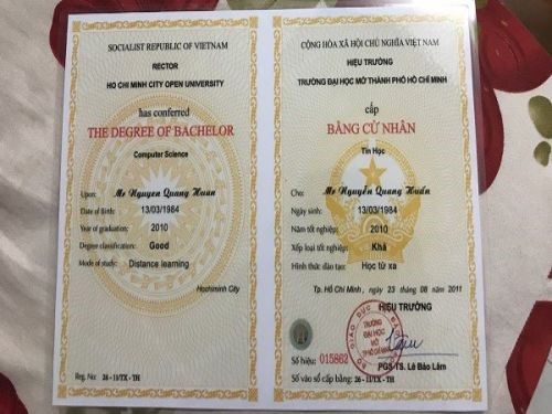 Làm Bằng Đại Học Khoa Học Và Tự Nhiên Đầy Đủ Hồ Sơ Bảng Điểm