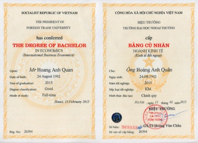 Làm Bằng Đại Học Ngoại Thương - Tấm Bằng Danh Giá Hàng Đầu