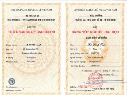 Làm Bằng Đại Học Tín Chỉ Kèm Bảng Điểm & Đầy Đủ Hồ Sơ Tại Trường