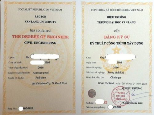 Làm Bằng Đại Học Văn Lang Đầy Đủ Bảng Điểm Và Hồ Sơ Tại Trường