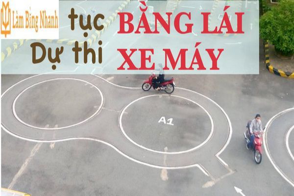 Thời gian thi và lấy bằng lái xe máy