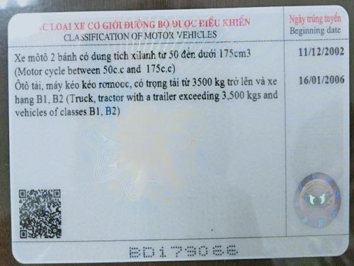 Làm Bằng Lái Xe Ô Tô B1, B2, C, D, E, FC Chuẩn Như Thật