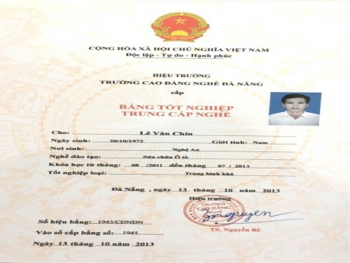 Làm bằng trung cấp nghề