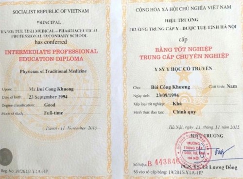 Làm bằng trung cấp điều dưỡng