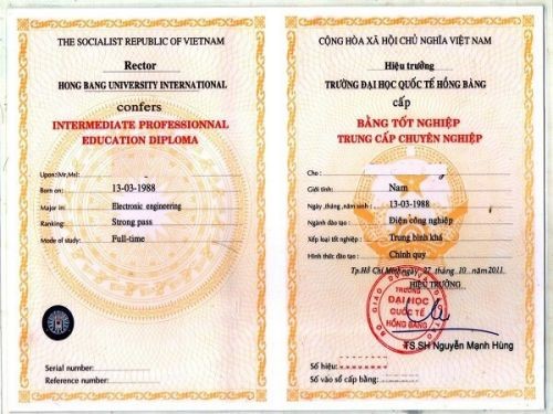 Làm Bằng Trung Cấp Có Hồ Sơ Gốc Tại Trường An Toàn Và Uy TÍn