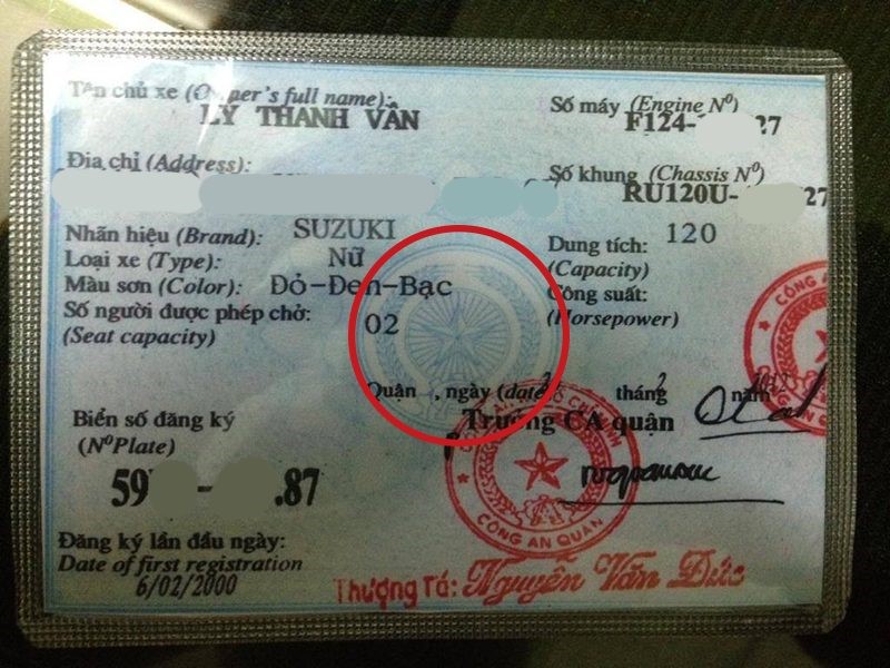 Làm Cavet Xe Giả Phôi Thật 100% Giá Chỉ 1-2 Triệu