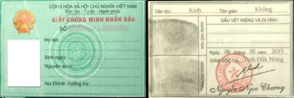 Thủ Tục Làm Lại Chứng Minh Nhân Dân Bị Mất