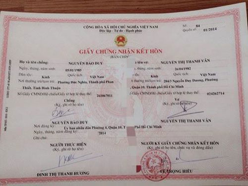 làm giấy đăng ký kết hôn giả có đi nước ngoài được không