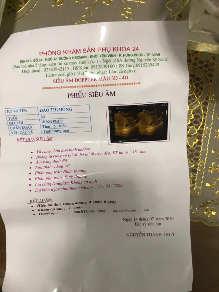 Làm Giấy Khám Thai Giả Phôi Thật Không Cần Đến Bệnh Viện