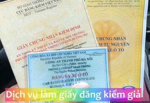 Làm Giấy Đăng Kiểm Giả Không Cần Tới Trung Tâm Đăng Kiểm