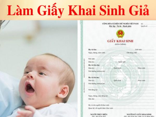 Dịch Vụ Làm Giấy Khai Sinh Giả Uy Tín Chất Lượng Năm 2022