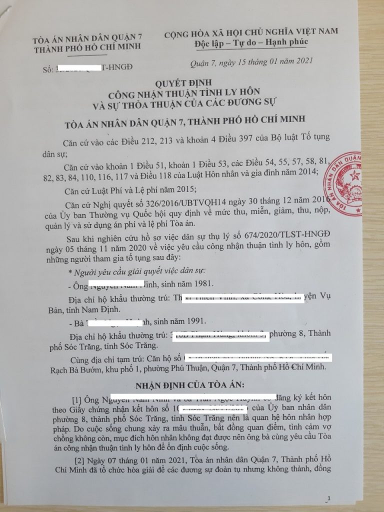 Làm Giấy Ly Hôn Giả Như Thật Lấy Ngay Không Cần Cọc