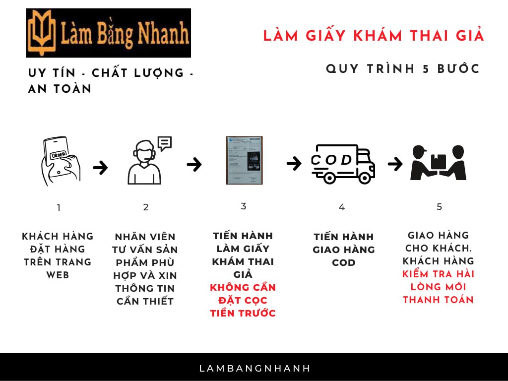 Làm Giấy Khám Thai Giả Phôi Thật Không Cần Đến Bệnh Viện