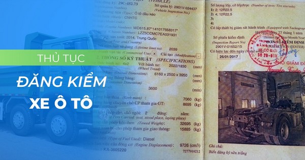 Làm Giấy Đăng Kiểm Giả Không Cần Tới Trung Tâm Đăng Kiểm