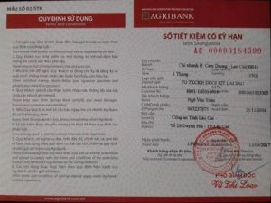 Sổ tiết kiệm gửi góp