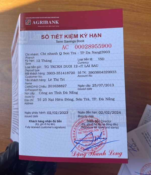 Sổ tiết kiệm tăng dần (lãi suất thả nổi)
