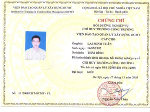 Làm Chứng Chỉ Chỉ Huy Trưởng Lấy Ngay Tại Làm Bằng Nhanh