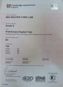 Làm Chứng Chỉ PET Chất Lượng Cao Tại Làm Bằng Nhanh