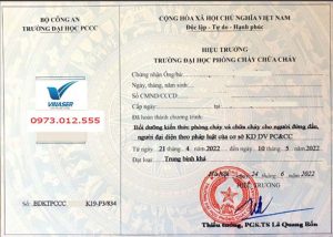 Làm Chứng Chỉ PCCC lấy ngay tại Làm Bằng Nhanh