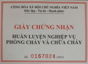 Làm Chứng Chỉ PCCC lấy ngay tại Làm Bằng Nhanh