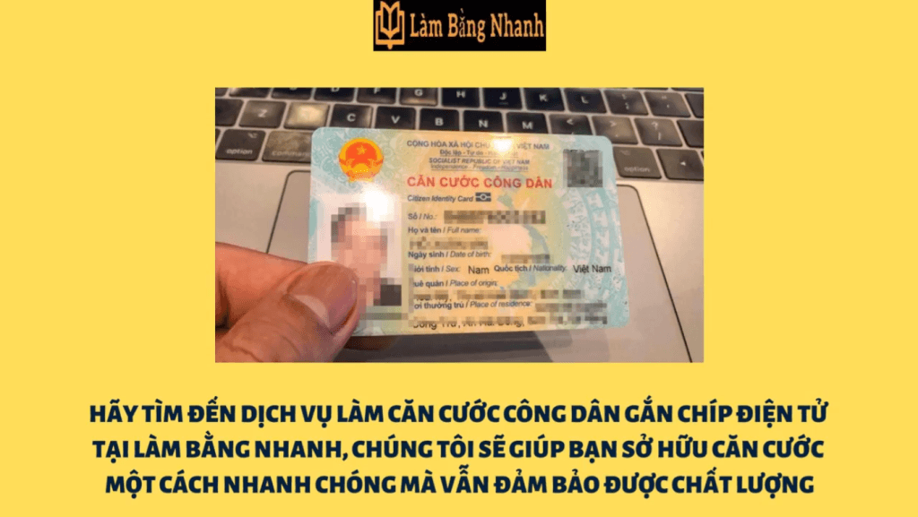 Làm Căn Cước Công Dân Gắn Chip Giả Thủ Tục Nhanh Gọn