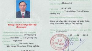 Làm Chứng Chỉ Giám Sát Cơ Điện Tại Làm Bằng Nhanh