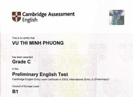 Làm Chứng Chỉ PET Chất Lượng Cao Tại Làm Bằng Nhanh