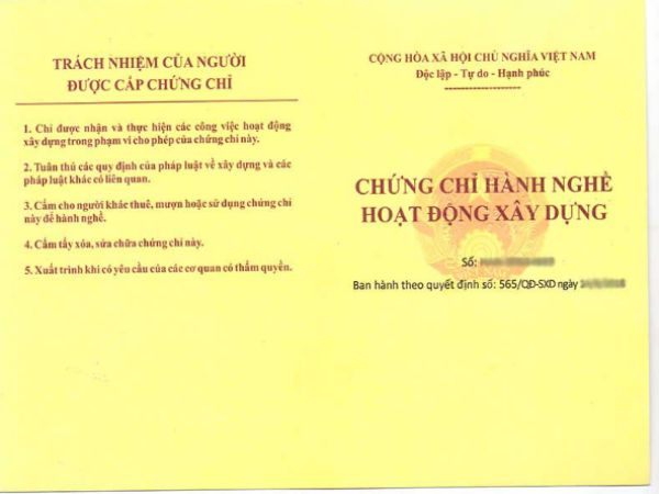 Những lợi ích khi có chứng chỉ định giá xây dựng