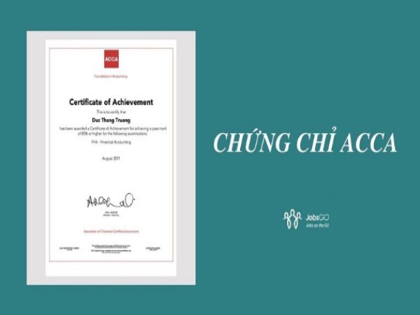 Chứng chỉ ACCA (Chartered Certified Accountants)