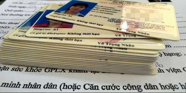Thực trạng làm bằng lái xe giả hiện nay