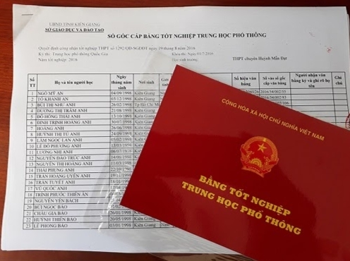 Thủ tục - Quy trình làm bằng cấp 3 tại Hà Nội