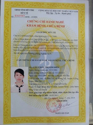 Làm Chứng Chỉ Hành Nghề Y Phôi Thật Tại Làm Bằng Nhanh