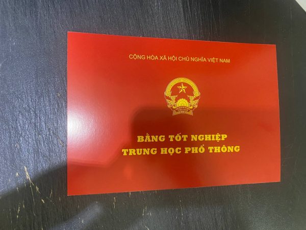 Làm Bằng Cấp 3 Phôi Thật Kèm Học Bạ Giá Rẻ Và Uy Tín