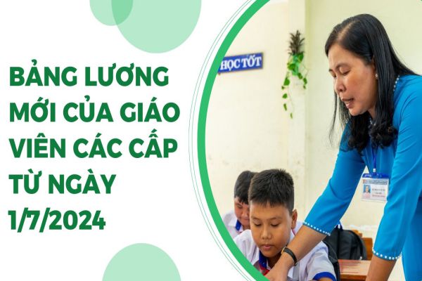 Cập Nhật Mức Lương Giáo Viên Năm 2024 Theo Nghị Định Mới